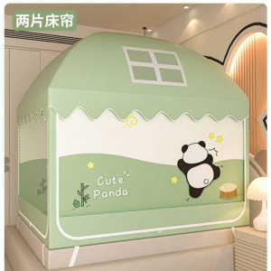 新型婴儿室内床上帐篷蚊帐免安装男女孩2026年新款分床神器全罩式