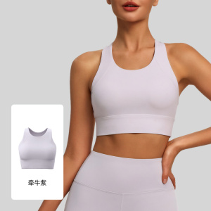 工型美背运动内衣女可外穿防震高强度跑步健身瑜伽服背心
