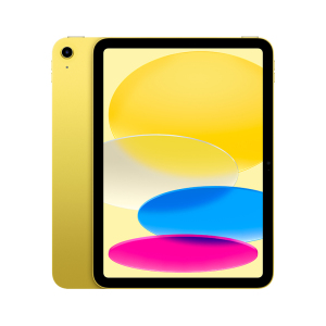 Apple iPad 10代 10.9英寸平板电脑 2022年新款(256GB WLAN版/A14芯片/1200万像素/iPadOS MPQA3CH/A) 黄色