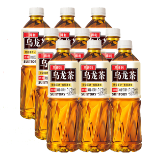 三得利低糖乌龙茶饮料500ml*5瓶/500ml*9瓶/500ml*15瓶整箱装[MR]