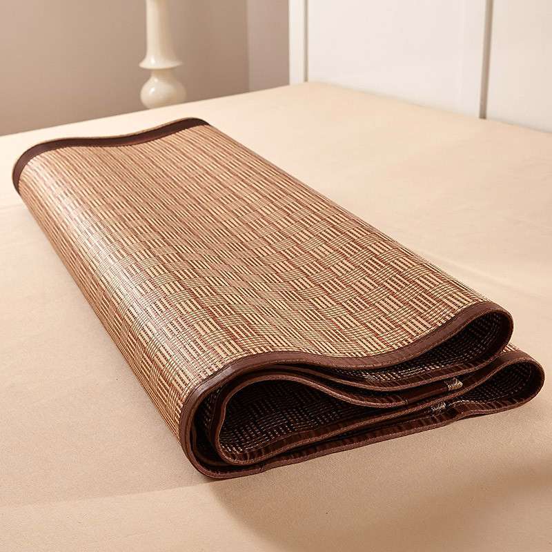 三只松鼠 凉席 竹席 木纹钻石席