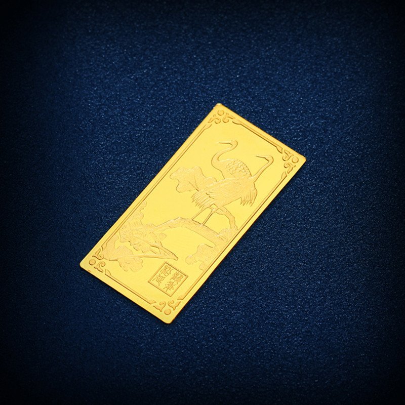 钻石快线 松龄鹤寿中国投资10克金条足金金条黄金金块金砖