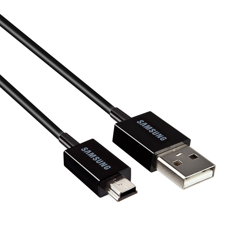 三星mini usb2.0 原裝數據線 g810 i8510 m8800手機充電線 黑色0.5m