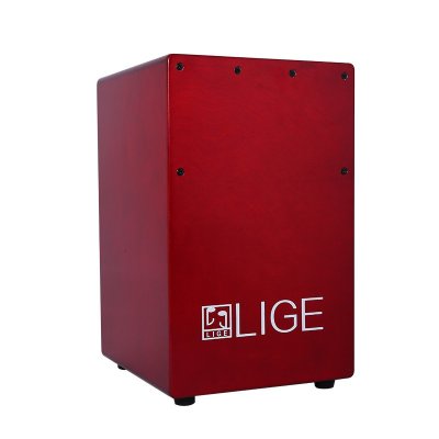 里歌LIGE箱鼓红色卡宏鼓坐鼓弗拉明戈卡红鼓cajon枫木卡洪鼓儿童款LAC-510