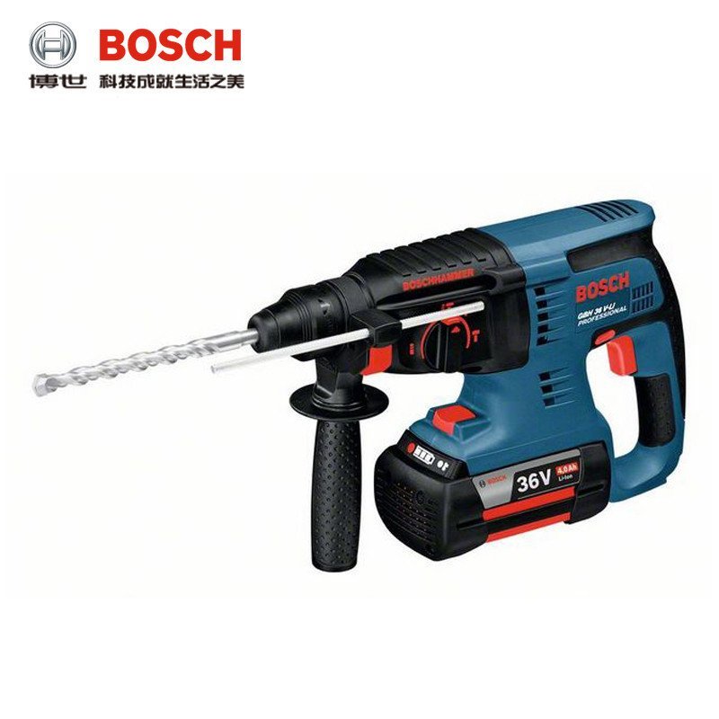 博世bosch電動工具gbh36v-li plus充電電錘36v三功能錘鑽0611906082