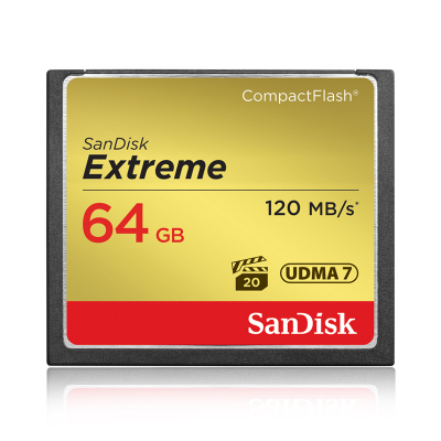 [官方授权]闪迪(SanDisk)CF卡64G 120M 800X高速存储卡 单反相机内存卡