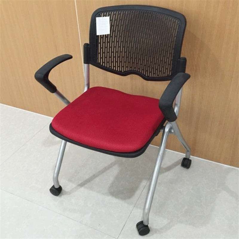 好环境办公家具hhjd258移动折叠会议椅带写字板培训椅新款椅子新闻椅