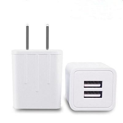 VIPin 苹果充电器双USB 2.1A 安卓便携电源适配器iphone ipod充电头通用于苹果安卓USB接口的手机