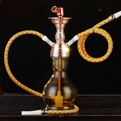 ZOBO正牌水烟壶双软管 阿拉 伯水烟壶过滤烟嘴 双重过滤水烟斗 趣玩休闲礼品