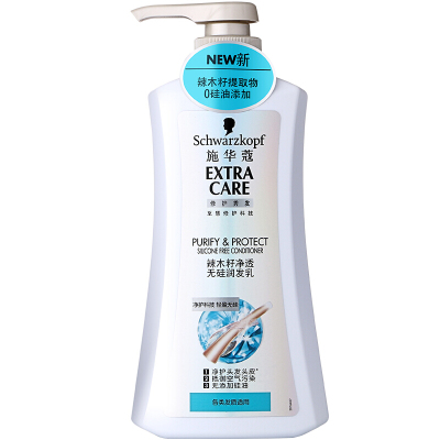 施华蔻辣木籽无硅油净透润发乳600ml