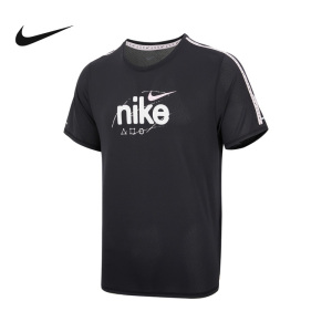 Nike耐克2022年男子运动休闲训练圆领舒适透气短袖T恤DQ4735-010