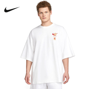 Nike耐克短袖针织衫男装夏季新款休闲运动上衣短袖T恤FB9808-100