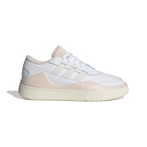 adidas Osade 厚底舒适 耐磨 百搭防滑 防滑 低帮 板鞋 女款 白粉 IG7327