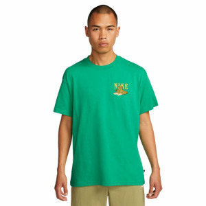 Nike 后背卡通图案短袖T恤 男款 绿色 FJ1142-324