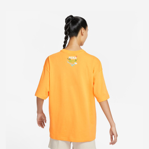 Nike耐克女子T恤宽松纯棉圆领短袖FN3711-717