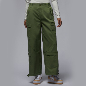 耐克Jordan Chicago 纯色多口袋弹性腰部设计休闲针织运动裤 女款 绿色 FD7216-340