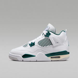 耐克 NIKE Air Jordan 4 AJ4白绿色 中帮复古运动休闲防滑耐磨经典篮球鞋 FQ8213-103