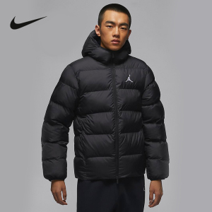 耐克(NIKE) 乔丹男防泼水夹克冬季新款棉服外套梭织保暖 FV7318-010