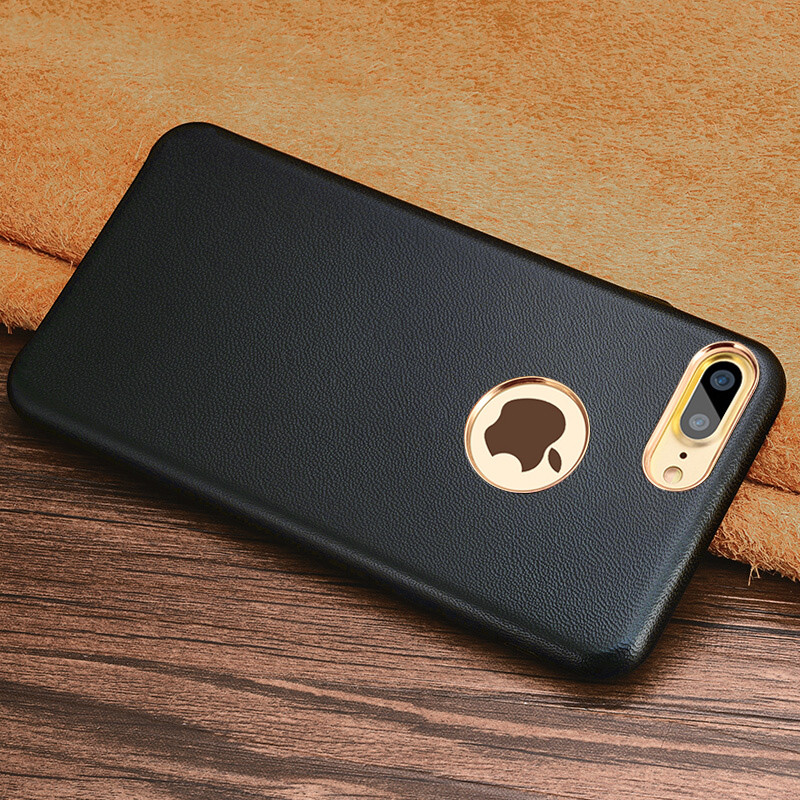 iphone 7手机壳 商务皮纹软套 苹果7plus手机套 保护套 保护壳外壳