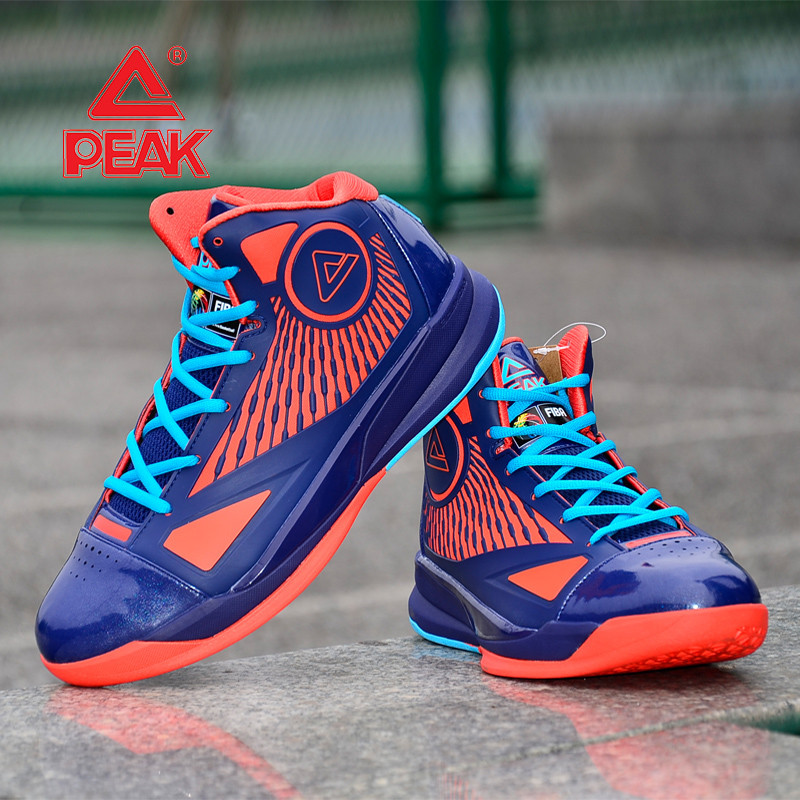 匹克篮球鞋正品高帮fiba速鹰一代透气耐磨专业篮球鞋e31011a