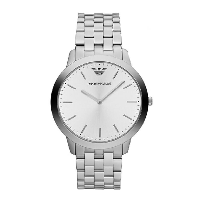 emporio armani阿玛尼简约超薄石英男表 时尚休闲商务男士手表腕表ar