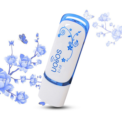优易思（UoeoS）  青花瓷U10优盘 时尚商务车载存储 定制LOGO企业公司投保标书投标u盘 256M