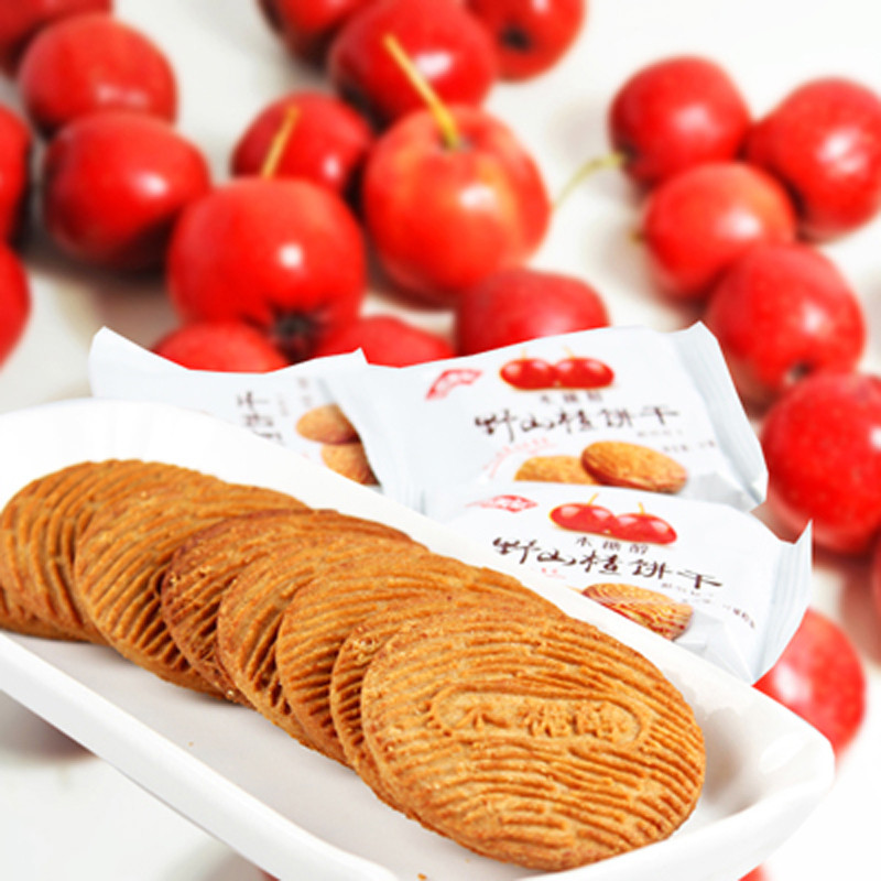 无糖食品 乐美家木糖醇野山楂饼干200g 唐久(tang jiu)膳食补充剂【价