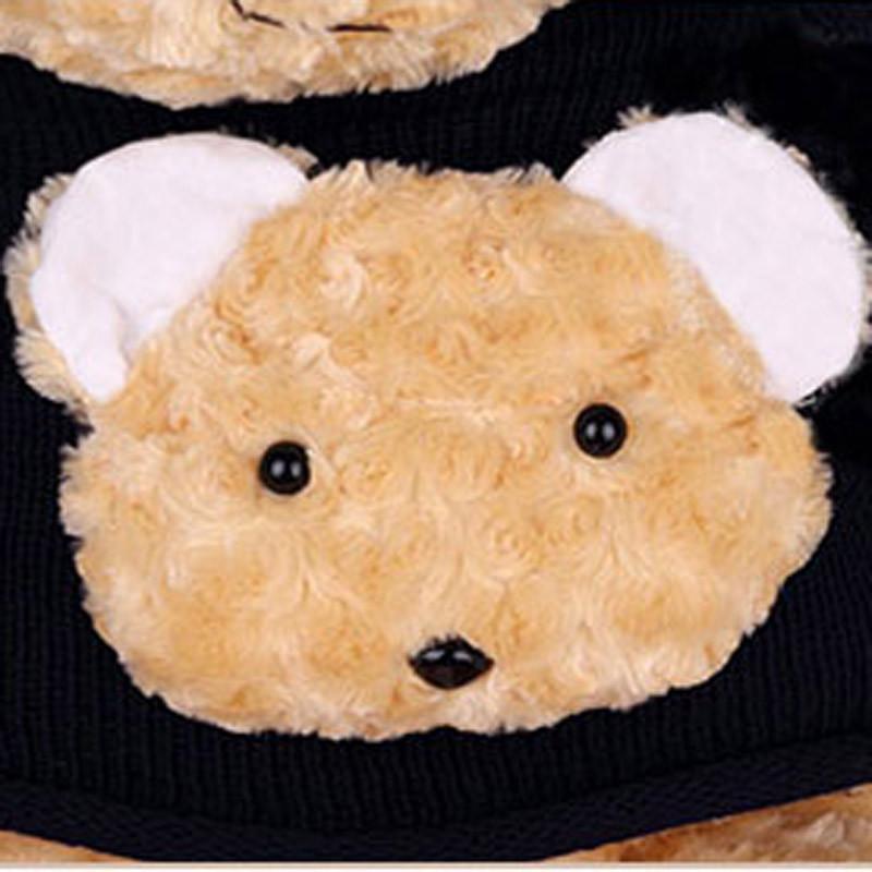 宝诚达 复古双头熊玩偶 泰迪熊公仔抱抱熊毛绒玩具抱枕女友儿童节日