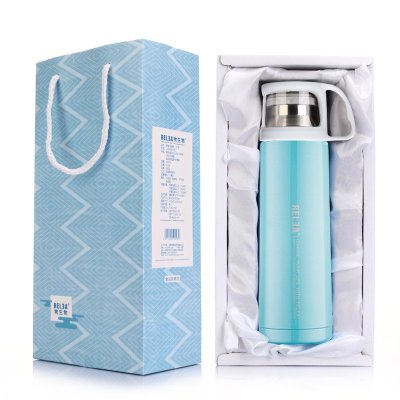 物生物(RELEA)保温杯水杯304不锈钢保温杯男女士学生儿童直身泡茶杯不锈钢壶创意可爱水杯子