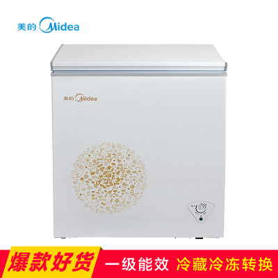 美的（Midea）143升 D+速冷系统 节能静音 大冷冻力 BD/BC-143KM(E)（妙趣金）