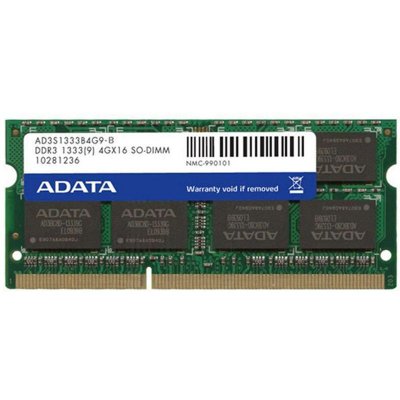威刚(ADATA)万紫千红 DDR3 1333 4G笔记本内存条