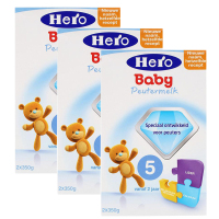 【3罐装】荷兰美素Herobaby 婴幼儿牛奶粉5段700g(2-5岁)保税发货