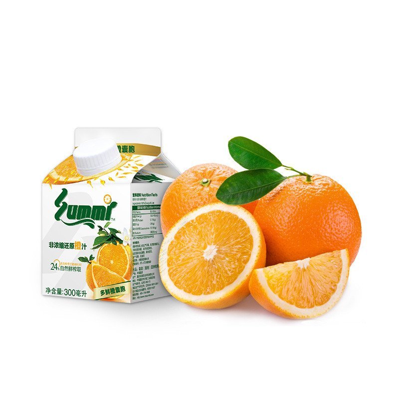 【顺丰包邮】森美nfc橙汁鲜榨果汁宝宝健康月套餐300ml*30瓶装