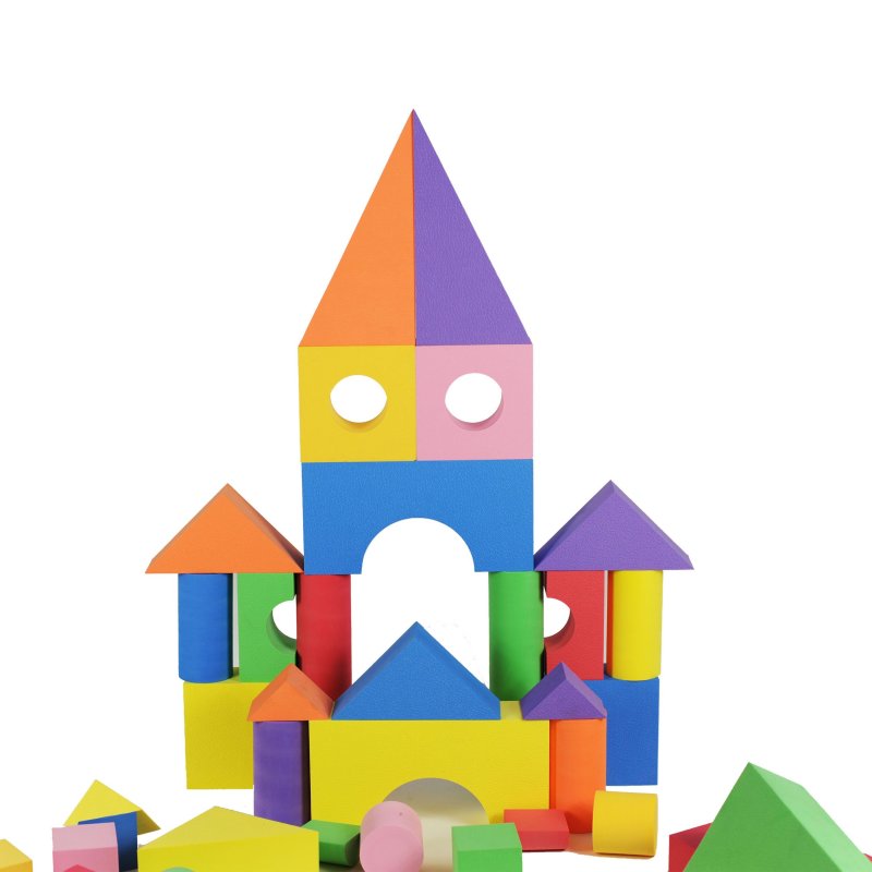 斯尔福大块多彩eva软体泡沫积木8007儿童生日礼物0-6岁宝宝益智幼儿园