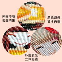 向日葵公主花花姑娘5d水晶钻石画卡通贴画满钻公主点贴钻十字绣儿童