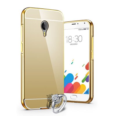 行岛 魅蓝metal手机壳 金属边框 魅族 魅蓝metal手机套 手机外壳 保护套 保护壳 镜面后盖 防摔