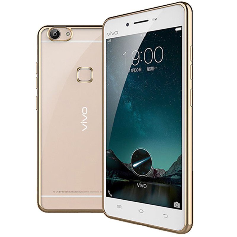 彩果vivox6plus手机壳硅胶 电镀透明软壳手机套 适用于vivox6/ x6plus