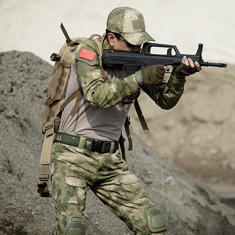 特种兵青蛙迷彩服套装蟒纹迷彩服战狼同款战术迷彩服军迷野营拓展训练
