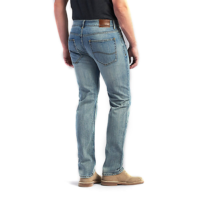 跨境直邮李lee slim fit 男装修身小脚牛仔裤休闲长裤子