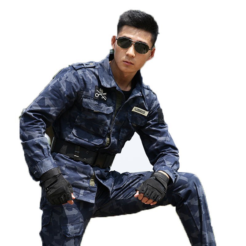 欧伦萨 户外运动户外军迷男士迷彩服套装棉特种兵套装工作服