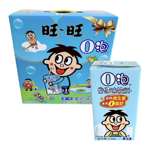 旺旺O泡果奶味风味饮料原味草莓味125ml*20盒休闲早餐食品