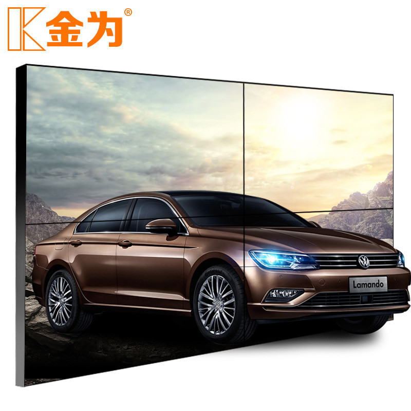 金为 100英寸液晶拼接屏 广告视频播放 电视墙