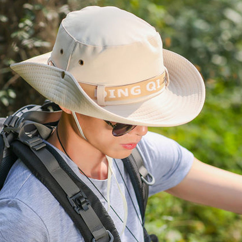 帽大檐防晒帽登山钓鱼帽奔尼帽牛仔帽百搭休闲钓鱼外出户外运动帽子