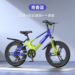 永 久儿童自行车20/22寸山地车男女孩单车中小学生赛车8-16岁脚踏车奇客童车