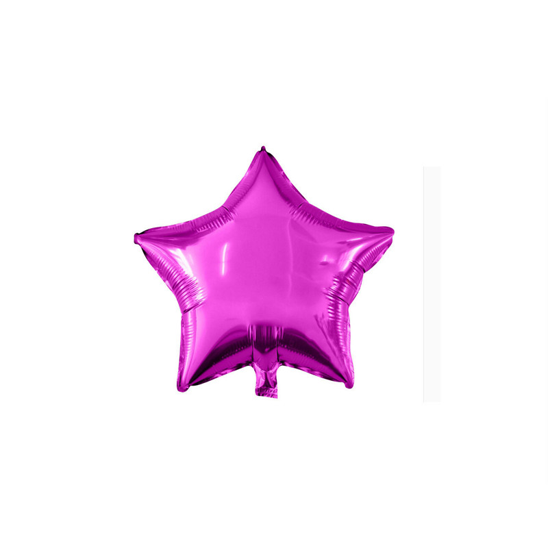 吟秀 五角星铝 膜铝箔气球婚庆婚礼派对装饰布置铝膜气球 5寸