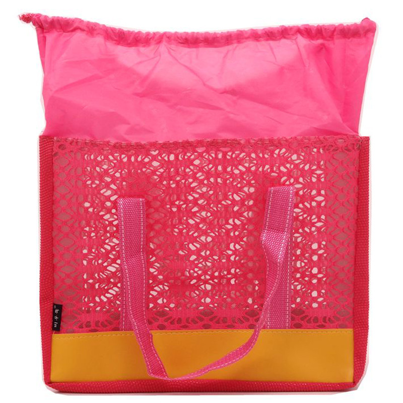 洗澡包游泳洗漱健身温泉旅行浴室收纳包漏水网包镂空浴兜 乐逸仕(leyi