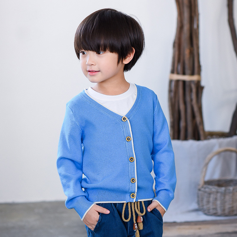 童装男童针织衫儿童空调衫男宝宝开衫薄款防晒衣2016新款毛衣外套