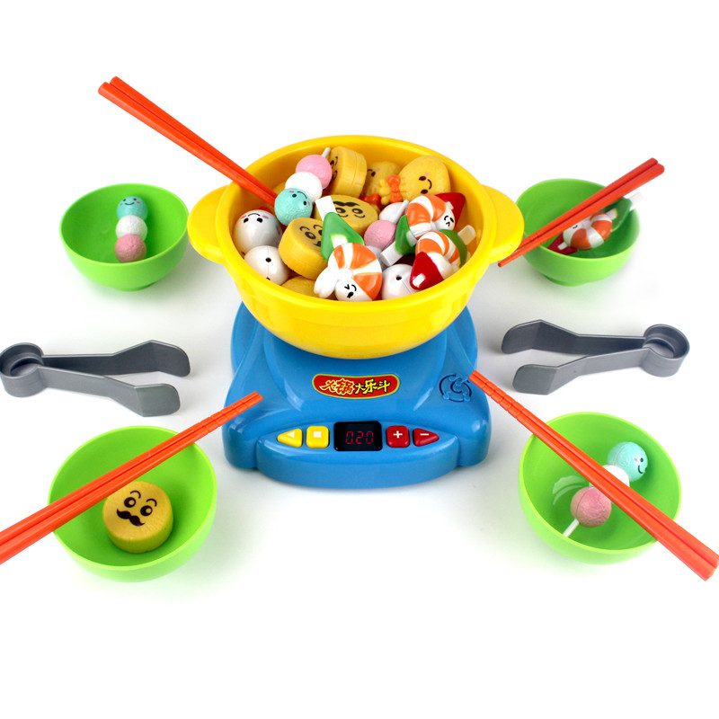 柏晖玩具柏晖火锅大乐斗3岁以上儿童仿真火锅过家家厨房玩具创意游戏