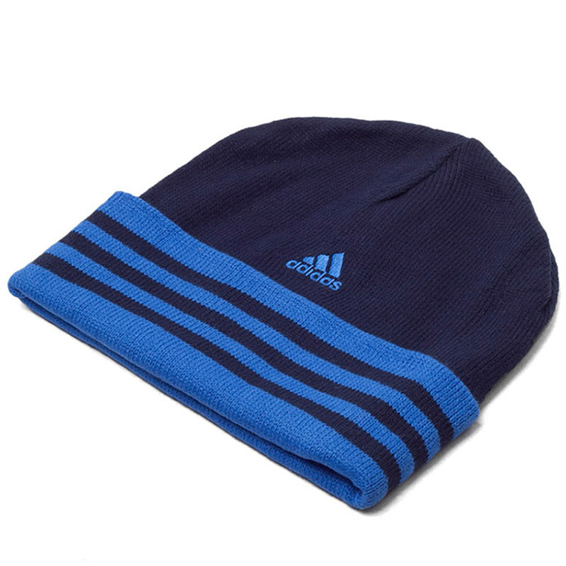 阿迪达斯adidas帽子冬季款男女童训练系列毛线帽大童运动休闲帽ay4899