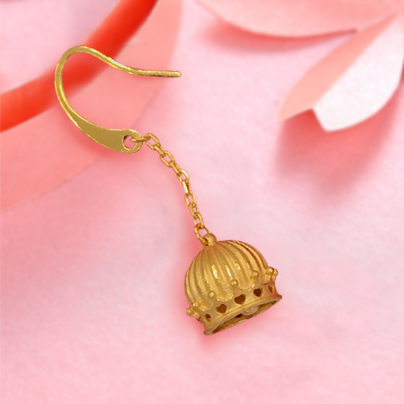 兴百轩兴百轩小金铃999足金耳饰